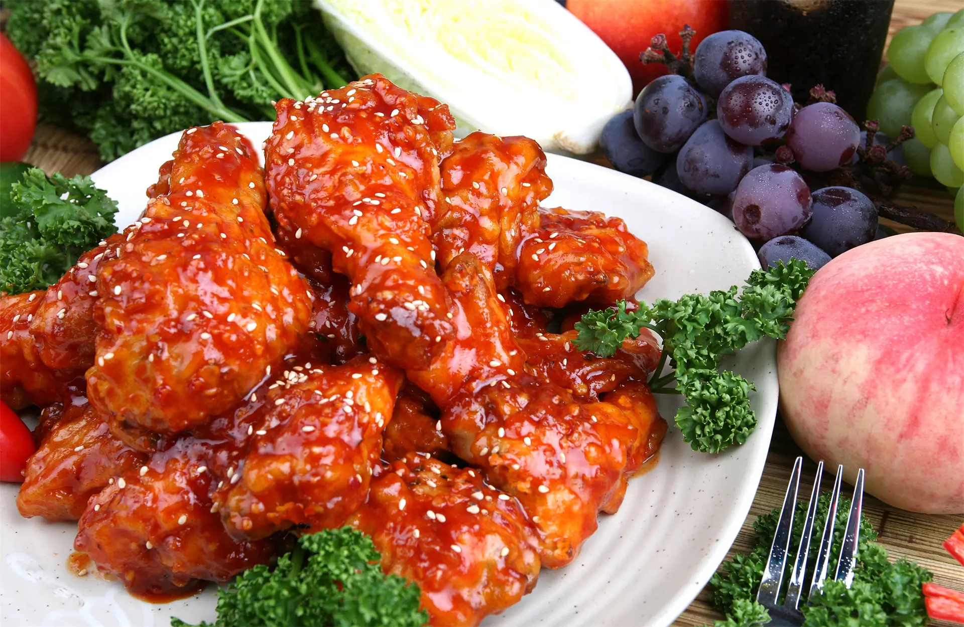 Sweet and sour Chicken at New Chinatown, a Chinese Restaurant in Harrison