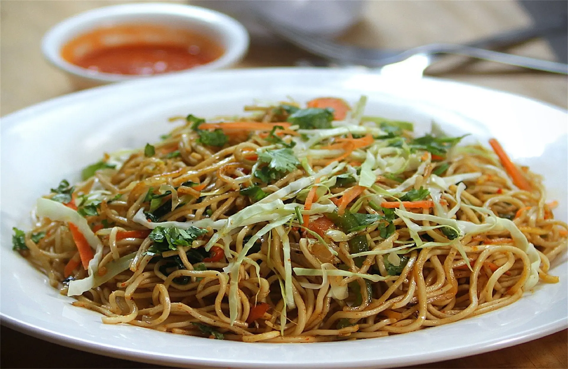Lo mein at New Chinatown, a Chinese Restaurant in Harrison